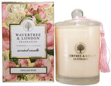 Rose Soy Candle in Embossed Florentine Paper Gift Box 🇦🇺