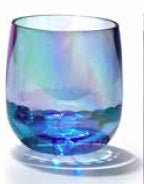 4 Iridescent Shatterproof Wine Goblets 🇺🇸