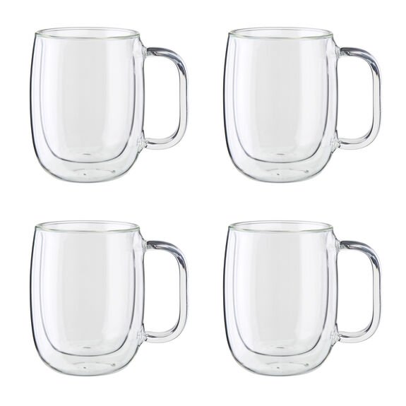 Beautiful Giftboxed Set of 4 Double-wall glass Coffee Cups