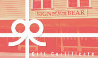 Sign of the Bear Gift Certificate
